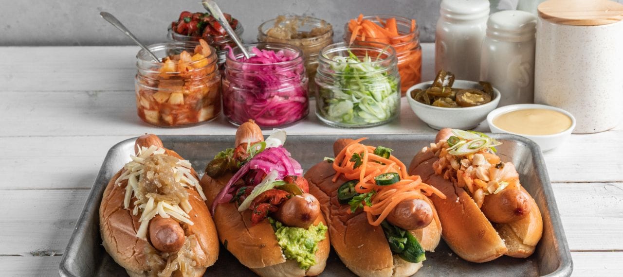 Hot dog day special - htdogs cooked in the Instant Vortex Air Fryer