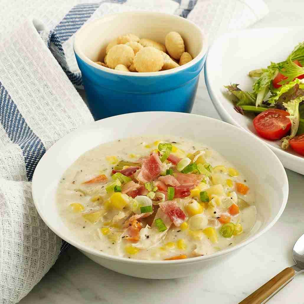 instant pot chicken corn chowder