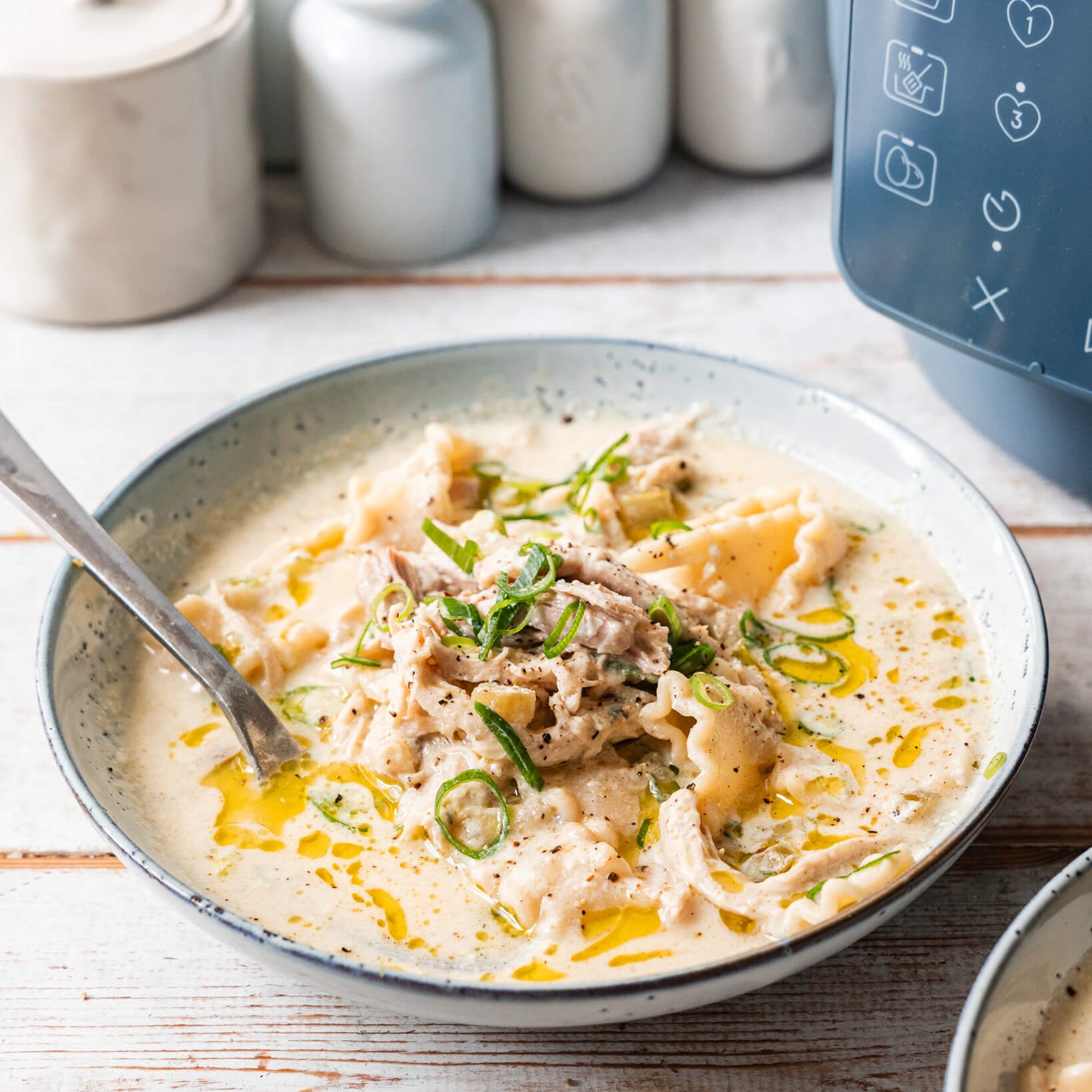 Lemon Pepper Chicken Noodle Soup