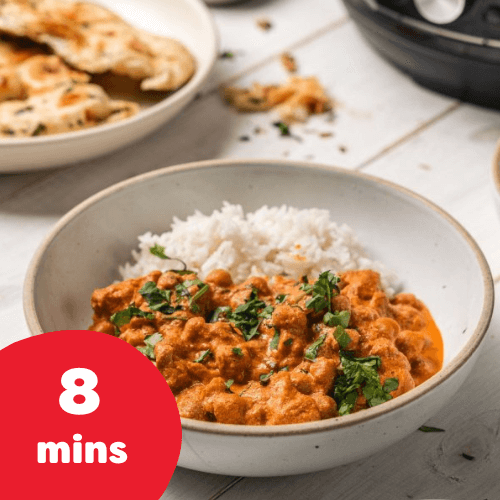 Butter chicken in 8 minutes