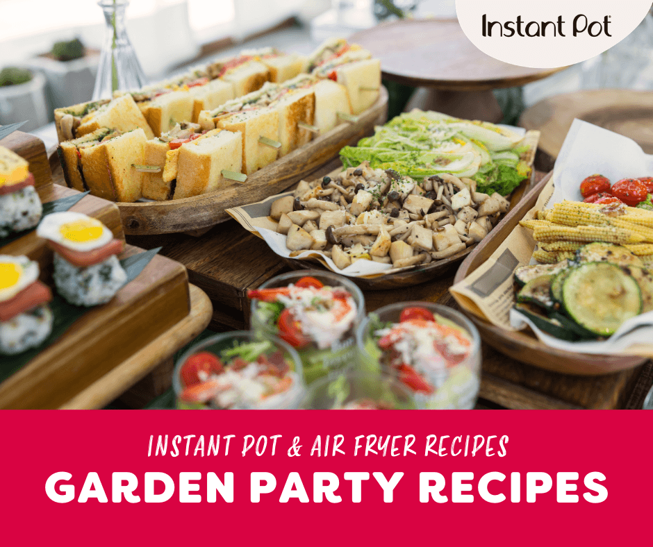Recipe eBook Covers – 2026 (17) Garden party recipes for the Instant Pot or Air Fryer