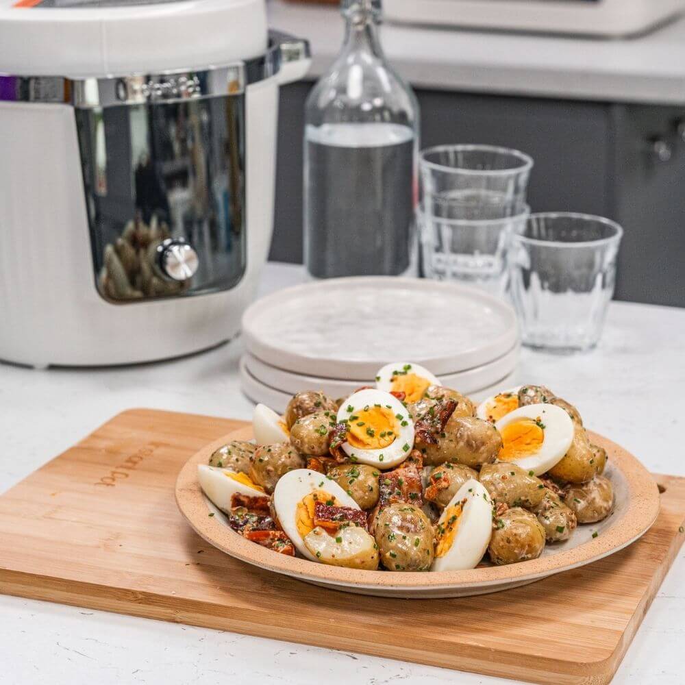 Egg, Bacon & Jersey Royal Potato Salad